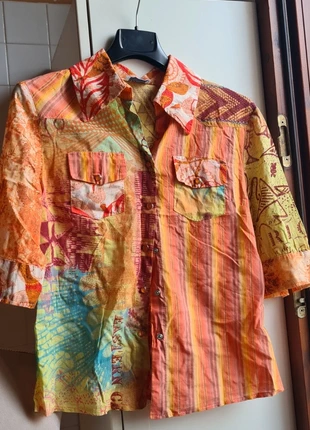 Motivi camicia multicolor bohemien yg M vintage , marke: motivi, zustand: Sehr gut, größe: M / 38 / 10, 26,00 €, 28,00 € inklusive Vinted-Käuferschutz