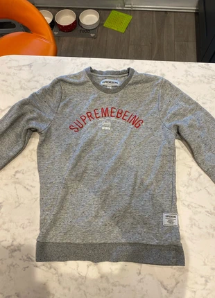 Grey supremebeing sweatshirt, brand: Supremebeing, condition: Very good, size: S, £5.00, £5.95 includes Buyer Protection