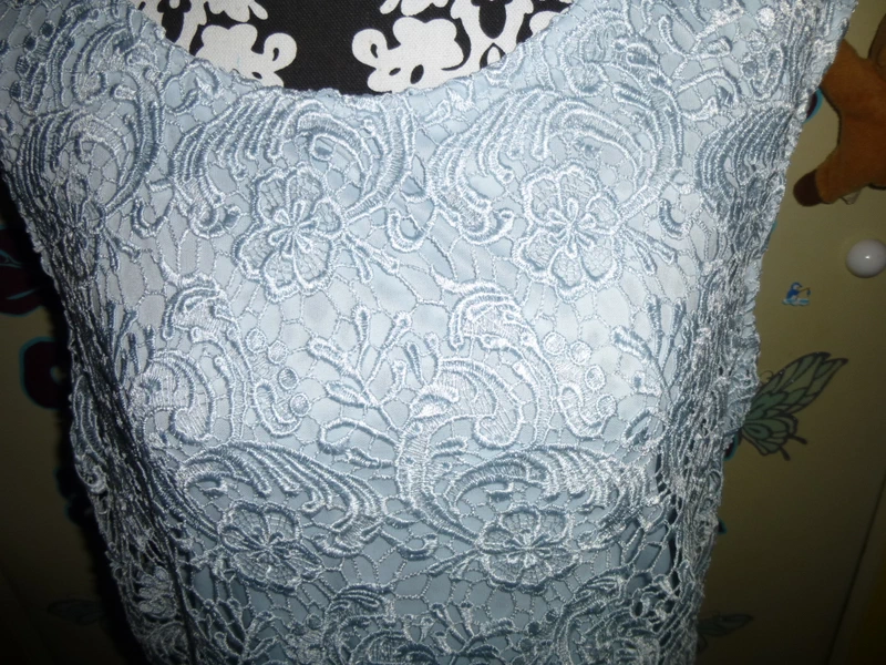 magnifique robe droite crocheté et doublé M&S mode taille 40 neuf - photo numéro 3