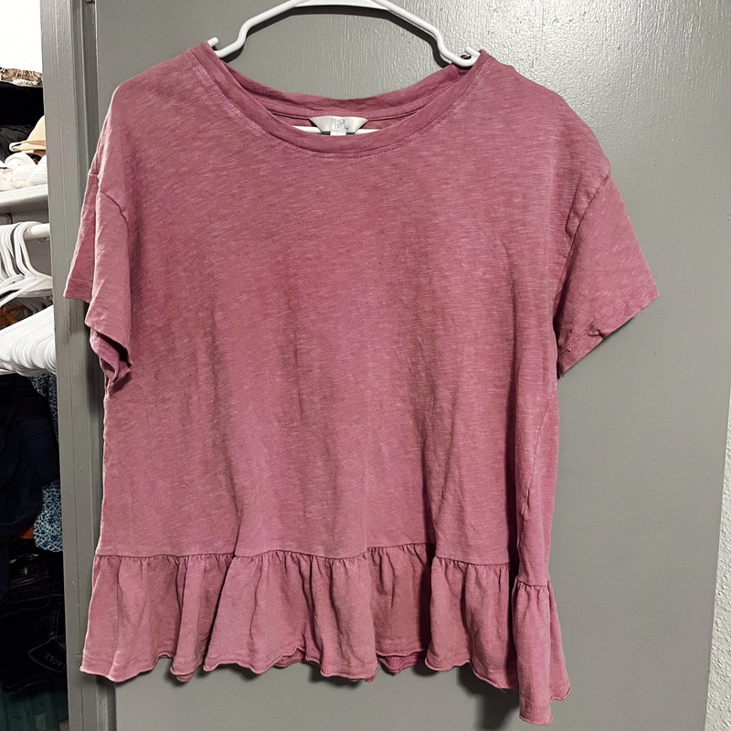 Purple Ruffle Top 1