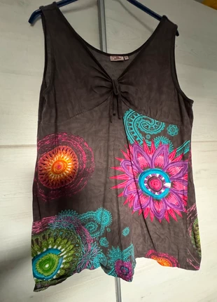 Nooit gedragen: Mooie A-lijn top. Mt 48, merk: Coton Du Monde, staat: Heel goed, maat: 4XL / 48 / 20, € 4,95, € 5,90 inclusief Kopersbescherming