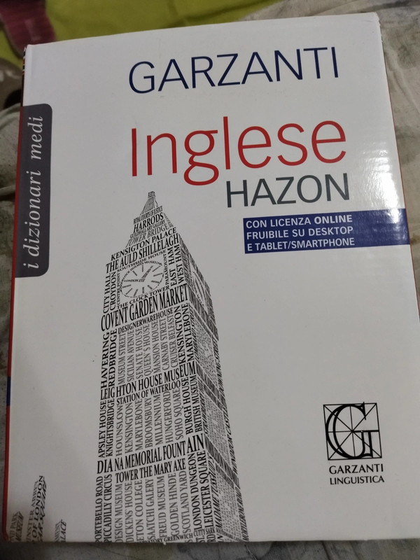 Dizionario italiano inglese garzanti hazon