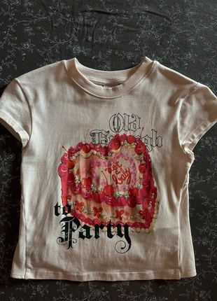 Vintage light pink baby tee-00s, marque: vintage bershka, état: Neuf sans étiquette, taille: XS / 34 / 6, 16,00 €, 17,50 € Protection acheteurs incluse