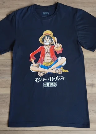 One Piece Monkey D. Luffy Black T-Shirt - Size Small, brand: OnePiece, condition: Good, size: S, £5.00, £5.95 includes Buyer Protection
