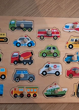 Puzzle en bois véhicules, condizioni: Ottime, €5.00, €5.95 include la Protezione acquisti
