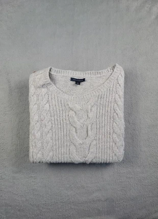 Pull Torsadé Tommy Hilfiger Blanc Taille L Femme Logo Brodé Laine Très Bon État #164, brand: Tommy Hilfiger, condizioni: Ottime, taglia: L / IT 44 / EU 40, €29.99, €32.19 include la Protezione acquisti Pro