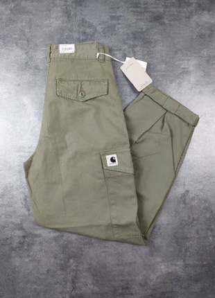 Pantalon Cargo Carhartt kaki coupe droite baggy taille 26, marque: Carhartt, état: Neuf avec étiquette, taille: M / 38 / 10, 59,90 €, 63,60 € Protection acheteurs (Pro) incluse