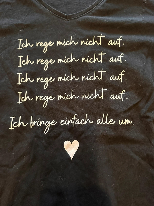 Shirt - Ich rege mich nicht auf 2