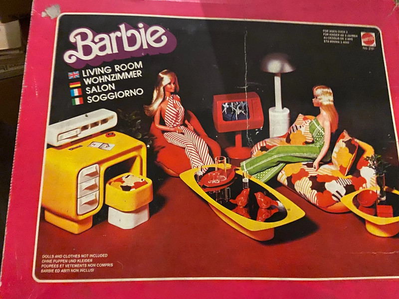 Living room Barbie / salon / meubles Barbie vintage années 70