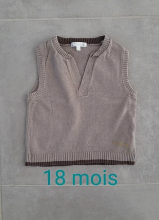 Pull sans manches garçon 18 mois, marca: Kitchoun, estado: Muy bueno, tamaño: 18-24 meses / 86 cm, 1,00 €, 1,75 € Protección al comprador incluida