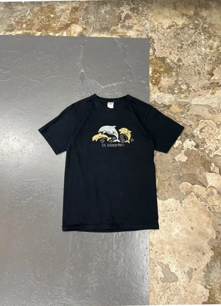 T-shirt USA noir imprimé graphique paillettes Vintage, marca: Vintage Dressing, estado: Bueno, tamaño: S / 36 / 8, 12,00 €, 13,30 € Protección al comprador Pro incluida