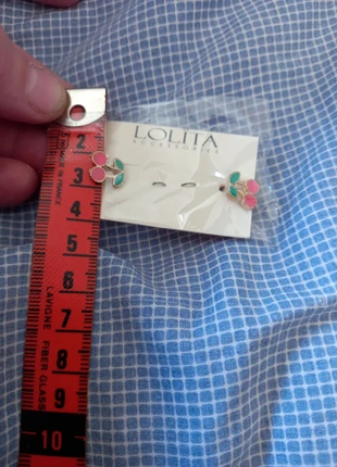 Boucle d'oreille cerises 🍒, marque: Lolita, état: Très bon état, 6,99 €, 8,04 € Protection acheteurs incluse