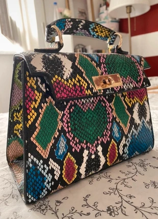 Colorful Snake Print Mini Bag – Purse with Shoulder Strap, marke: Shein, zustand: Sehr gut, 6,00 €, 7,00 € inklusive Vinted-Käuferschutz