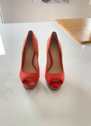 Guess peep toe corail et orange, brand: GUESS, condition: Very good, size: 36, €40.00, €42.70 includes Buyer Protection
