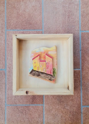 quadro artigianale in legno, marque: Artigianale, état: Neuf sans étiquette, 14,50 €, 15,93 € Protection acheteurs incluse