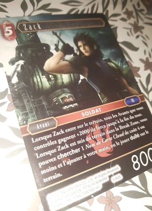 Carte Zack 3-012L FFTCG fr vf card, brand: Square Enix, condition: Very good, €5.50, €6.48 includes Buyer Protection