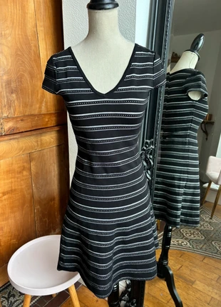 Jolie robe Morgan patineuse noire et argenté - chic et intemporelle Taille XS🖤, brand: Morgan, condition: Very good, size: XS / 34 / 6, €8.00, €9.10 includes Buyer Protection