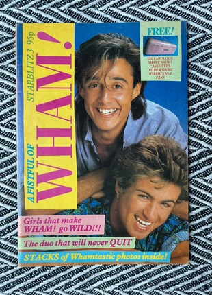 Wham! Starbliz 3 vintage magazine 1984, estado: Novo sem etiquetas, €15.00, €16.45 inclui Proteção do Comprador