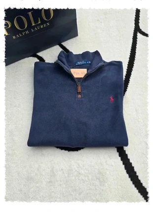 Pull 1/4 zip half zip camionneur Ralph Lauren brodé Taille XL bleu marine Homme Men PULL154, merk: Ralph Lauren, staat: Heel goed, maat: XL, € 59,99, € 63,69 inclusief Kopersbescherming Pro