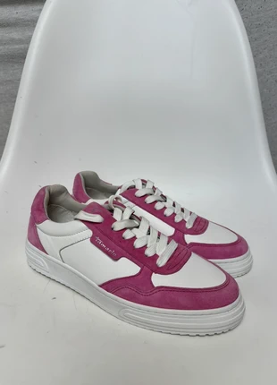 Tamaris retro sneakers wit roze leder maat 37, marque: Tamaris, état: Neuf sans étiquette, taille: 37, 30,00 €, 32,20 € Protection acheteurs (Pro) incluse