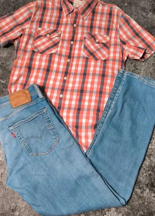 Jean Levi’s 504 bleu clair droit 42/M – light blue straight fit denim jeans, marque: Levi's, état: Très bon état, taille: W32 | FR 42, 29,00 €, 31,15 € Protection acheteurs (Pro) incluse