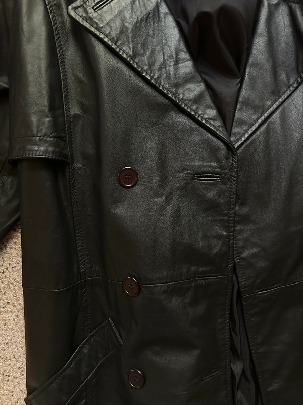 Vintage leather coat 2