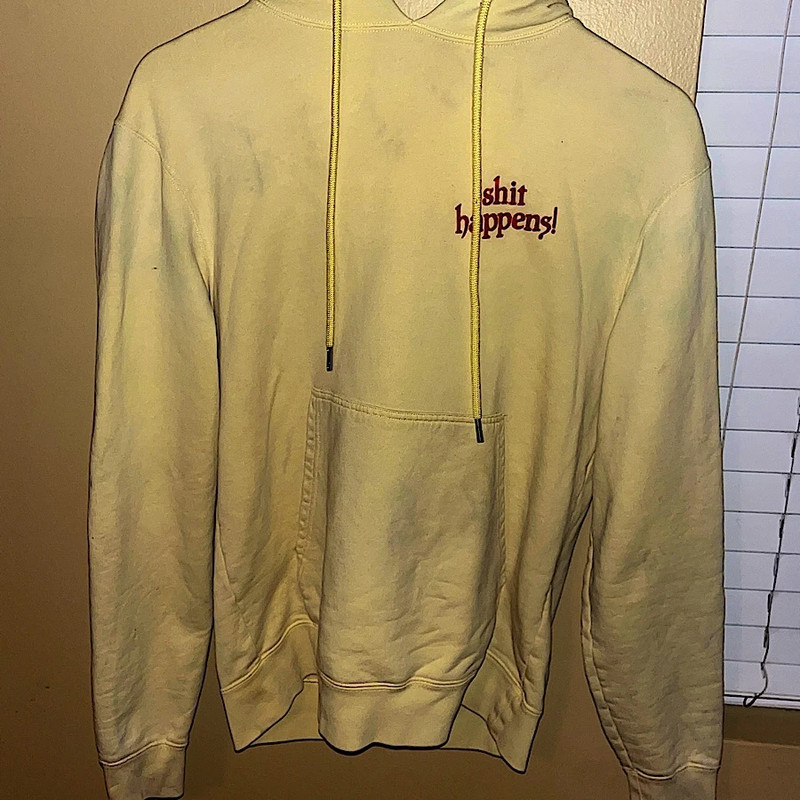 Authentic Sandro “Sh*t Happens” Hoodie 1