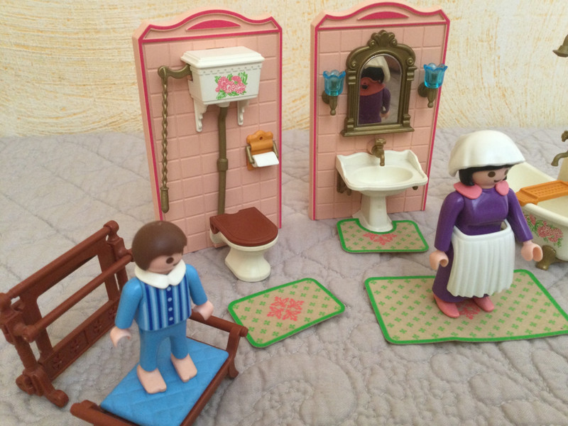 PLAYMOBIL BELLE ÉPOQUE. N°5324 SALLE DE BAIN n°1