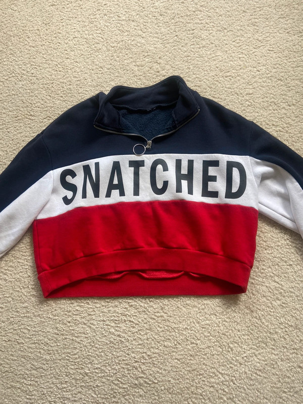 Snatched H&M quarterzip sweatshirt 1