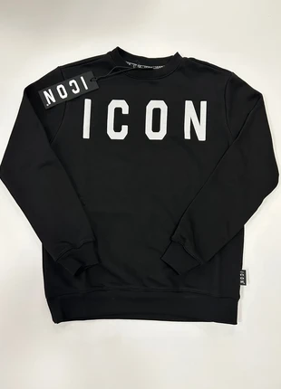 Icon Felpa Girocollo Hoodie White Bianco Black Nero Sweather con Ricamo Logo Taglia XL, marque: ICON, état: Neuf avec étiquette, taille: XL, 59,90 €, 63,60 € Protection acheteurs (Pro) incluse