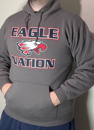 Pull à Capuche épais Vintage USA Universitaire Coton Coupe Oversize Boxy Gris M, marque: Port & Company, état: Très bon état, taille: M, 10,00 €, 11,20 € Protection acheteurs incluse