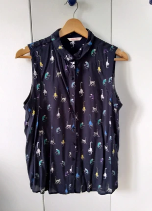 Blouse motif singe, marque: Camaïeu, état: Très bon état, taille: M / 38 / 10, 3,00 €, 3,85 € Protection acheteurs incluse