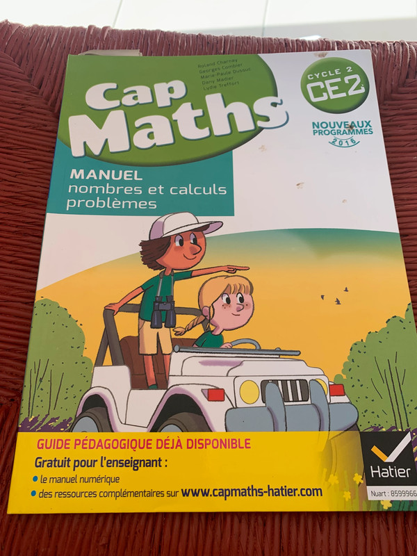 CAP maths hatier cE2 manuel  1