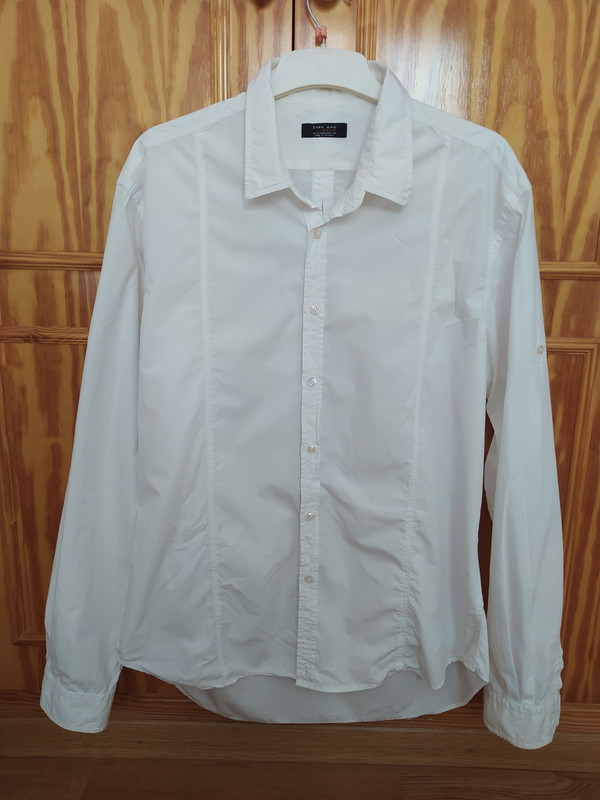 Camisa de hombre blanca Zara