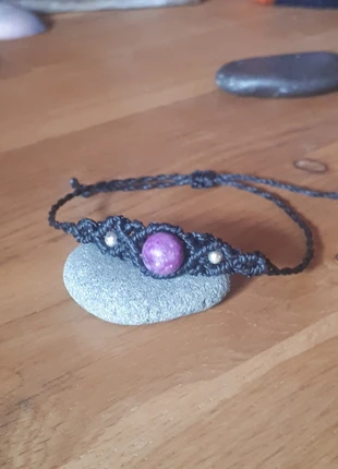 Braccialetto  in Macrame con Lepidolite, marke: Macrame, zustand: Neu, 7,00 €, 8,05 € inklusive Vinted-Käuferschutz