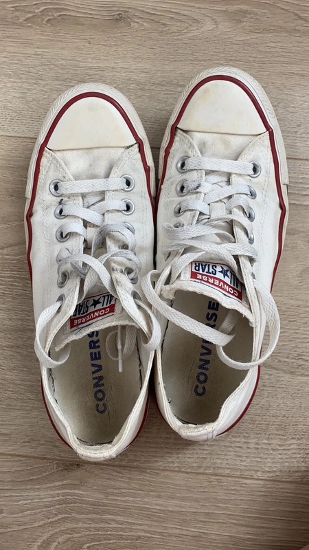 Converse cheap blanche jaunie