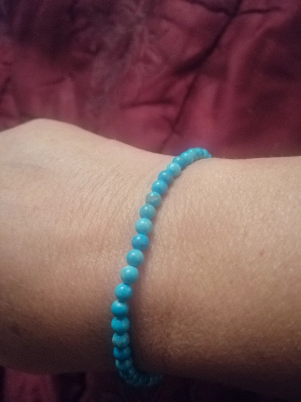Bracelet en perles de turquoise 2