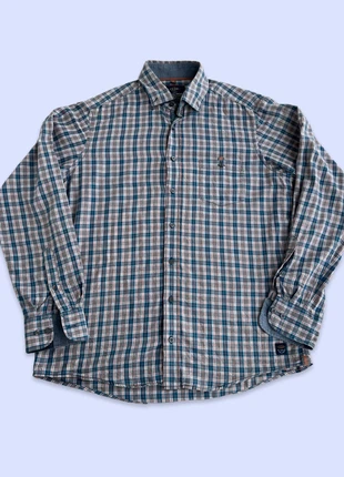 Checked long sleeve button down shirt casual fit, marque: Casa Moda, état: Très bon état, taille: L, 5,00 €, 5,95 € Protection acheteurs incluse