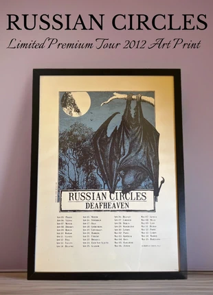 Russian Circles & Deafheaven 🖤 2012 Art Print Frame – Signed | Limited No.126 / 200, marke: Russian Circles, zustand: Neu, 320,00 €, 336,70 € inklusive Vinted-Käuferschutz