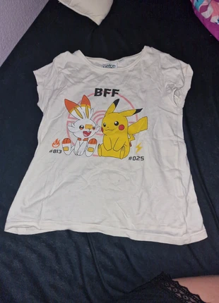 T shirt Pokemon , brand: Pokémon, condition: Satisfactory, size: 8 years / 128 cm, €1.00, €1.75 includes Buyer Protection