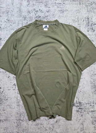 T-shirt Adidas L Vert Kaki Logo Brodé Vintage Old Money Retro Collector Y2K, marca: adidas, estado: Muy bueno, tamaño: L, 24,99 €, 26,94 € Protección al comprador Pro incluida