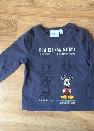 T-shirt Disney Mickey 6 mois, marque: Disney, état: Neuf sans étiquette, taille: 3-6 mois / 62 cm, 3,50 €, 4,38 € Protection acheteurs incluse