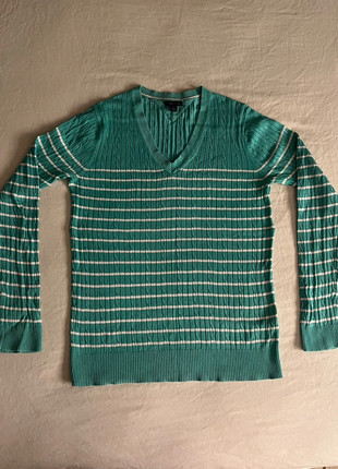 Pull Tommy Hilfiger femme vert col V - Taille L, brand: Tommy Hilfiger, condition: Very good, size: L / 40 / 12, 22.00 €, 23.80 € includes Buyer Protection