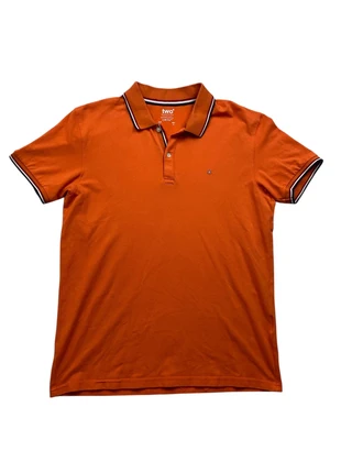 Polo premium celio orange avec logo brodé - taille L, brand: Celio, condition: Very good, size: L, €5.00, €5.95 includes Buyer Protection
