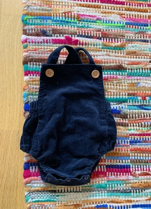 Barboteuse velours côtelé bleu marine mixte, état: Très bon état, taille: Naissance / 44 cm, 5,00 €, 5,95 € Protection acheteurs incluse