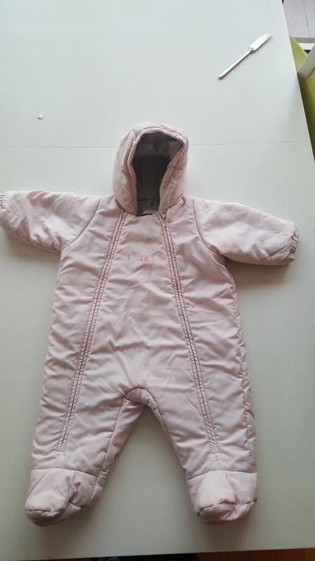 Combi Pilote Petit Bateau Rose Clair Tres Bon Etat Vinted