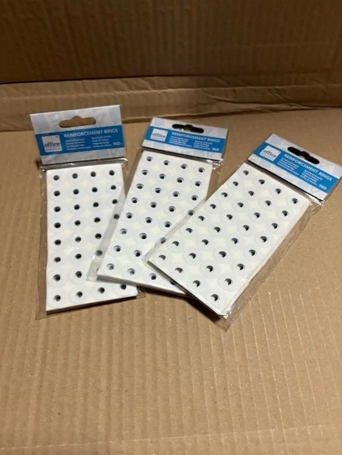 lot de 3 paquets de 960 œillets pour classeur