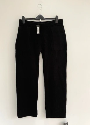 Boohoo Ribbed Knitted Joggers Black Trousers Pants Men's M / 34" Waist - BNWT, brand: Boohoo, condition: New with tags, size: M, £8.00, £9.10 includes Buyer Protection Pro