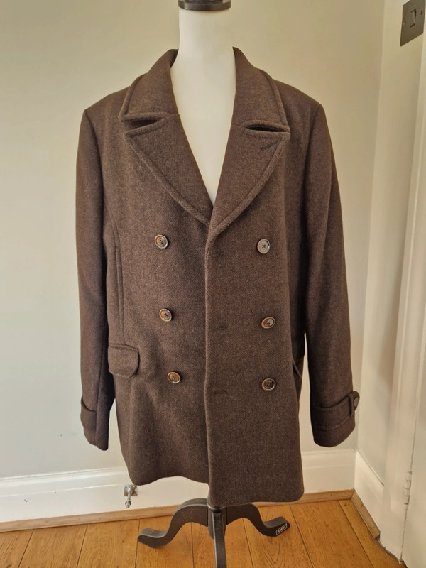 Brand new Ted Baker dark green herringbone dark green coat | Vinted