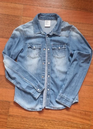 Camisa ganga, merk: C&A, staat: Heel goed, maat: 8 jaar / 128 cm, € 5,00, € 5,95 inclusief Kopersbescherming